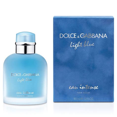 dolce gabbana intense light blue homme 3.3 oz|Dolce & Gabbana light blue men's.